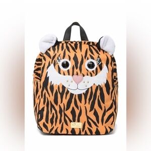 Betsey Johnson Spike Kitsch Mid Sized Tiger Animal Print Backpack